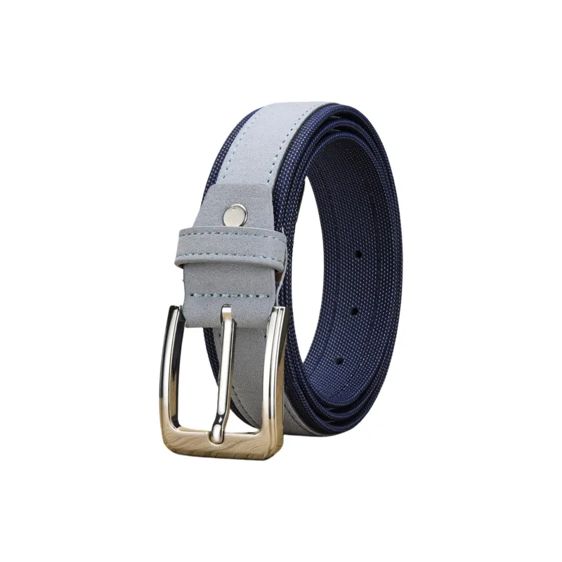 JEANSWEST Split Cow Leather Belts Men's 3.4CM-0