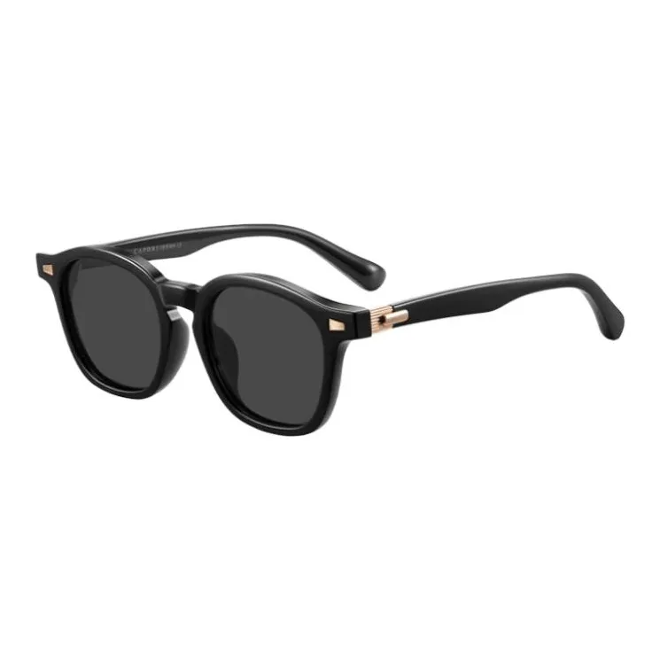 CAPONI Plate Frame Square Sunglasses Unisex Multicolor-2