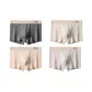 4 Pack (Dark Gray+Light Apricot+Light Yellow+Light Purple)
