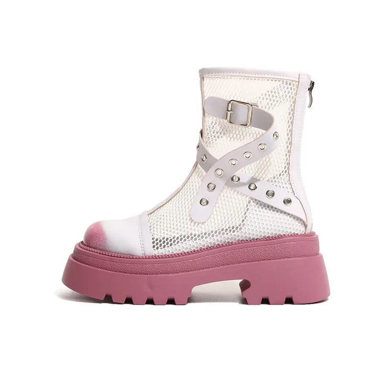 A Poinsettia Princess Ankle Boots Women's-5