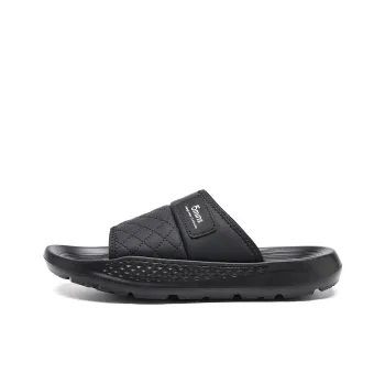 15 MINS Quiet Slide Slippers Men's Black