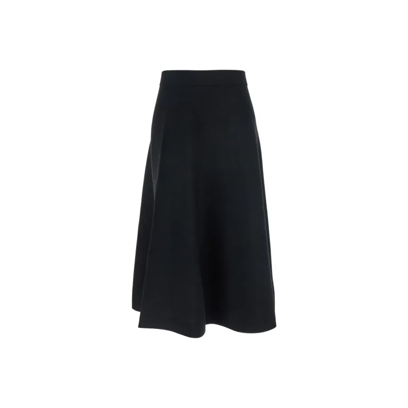 MaxMara Casual Long Skirt Women's Black-0