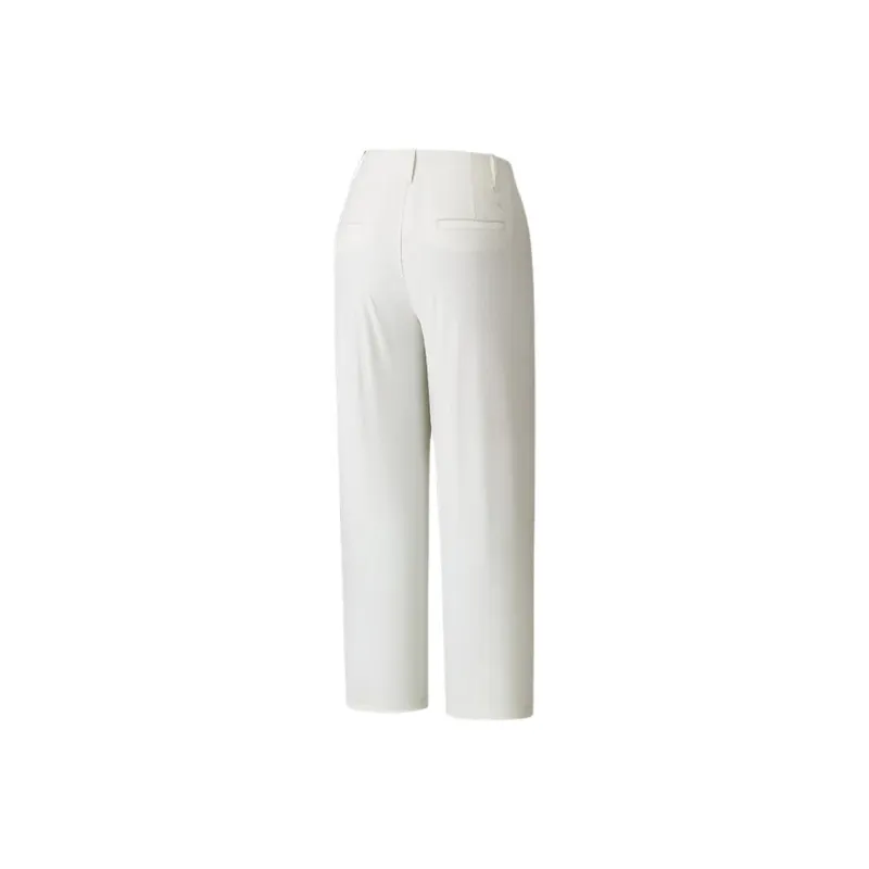 Anta Variety Training Collection Casual Pants Women's Numbers Mist Gray-1