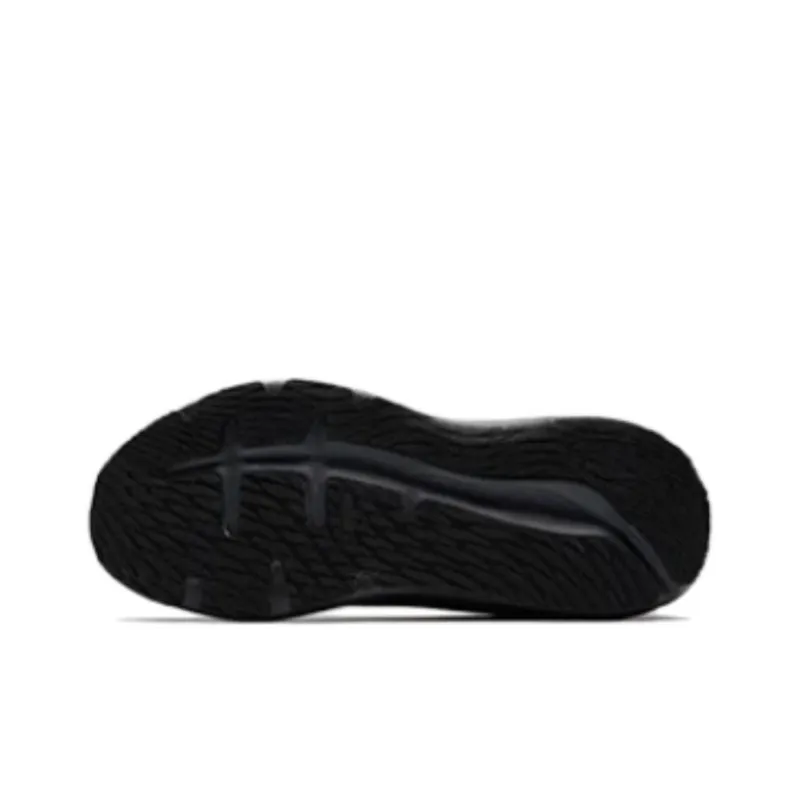 Anta Cushioned Wear Resistant Breathable Low Top Sprint Running Shoes Men's Basic Black-4