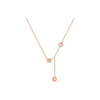 CHINA GOLD Sterling Silver Necklaces Women's