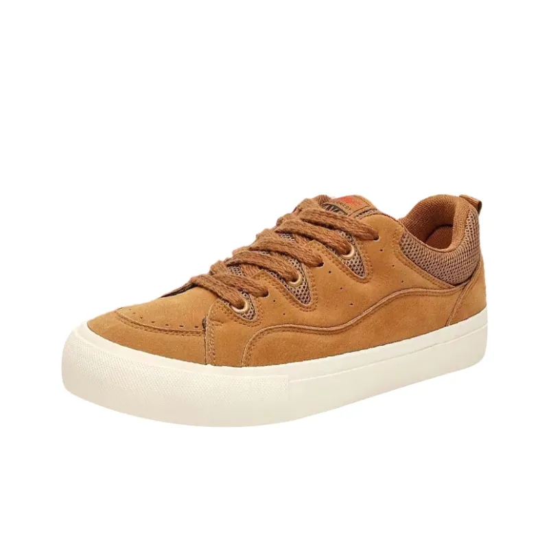 Meiretu Abrasion Resistant Slip Resistant Low Top Skateboard Shoes Men's-2