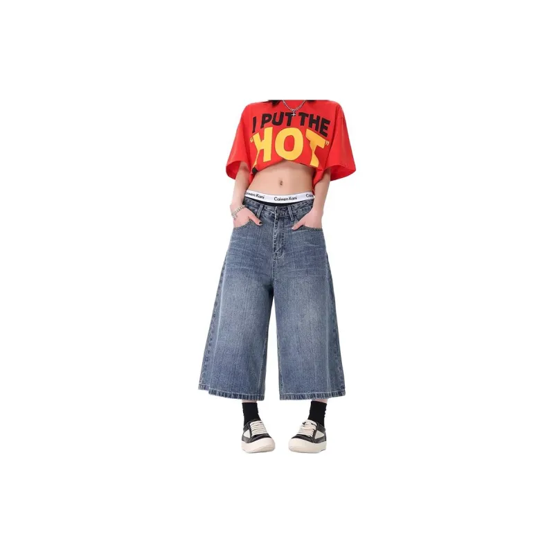 CORNILOT Denim Shorts Unisex Blue-0