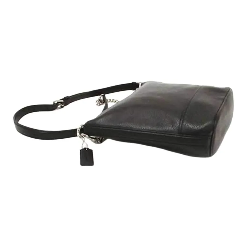 COACH Paxton Leather Hobo Bag, Shoulder Bag, Crossbody Bag, Handbag Trumpets Women's Black-2