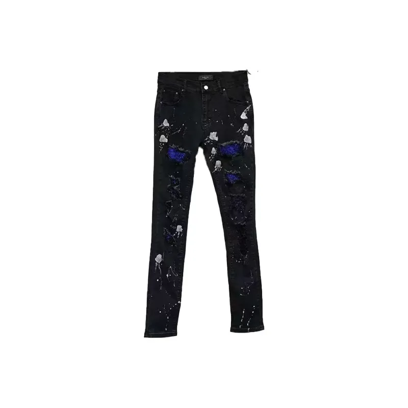 PAINT STAIN Jeans Unisex-0