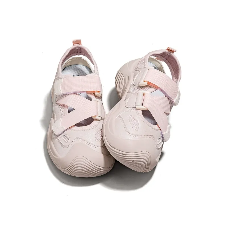Warrior Chunky Sneakers Women's Light Pink-3