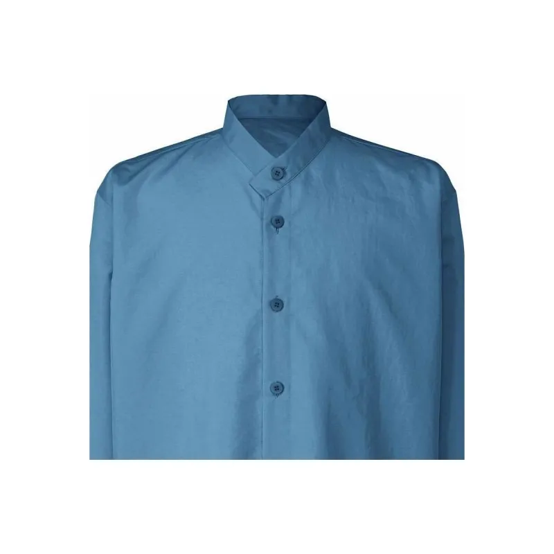 Homme Plissé Issey Miyake FW22 Shirt Men's Blue-1