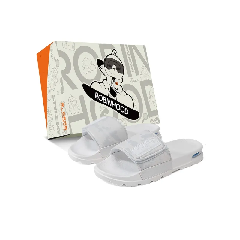 ROBINHOOD Quiet, Slip Resistant, Odor Resistant, Antibacterial Slide Slippers Men's Box Included-1