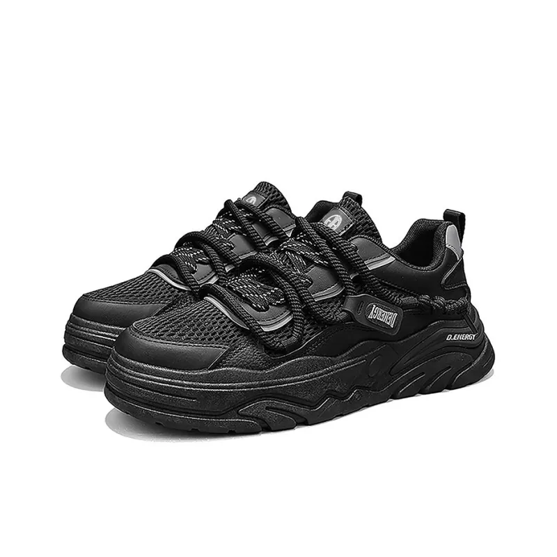 Yi Jiabao Slip Resistant Shock Absorbers With Abrasion Resistant Properties Low Top Skateboard Shoes Men's-2