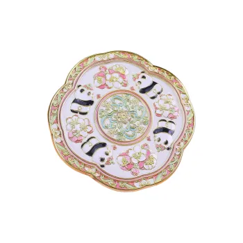 Gentle Welcome Traditional Chinese Style Chinese Fashion Trend Chinoiserie Handheld Classical Style Make Up Mirrors