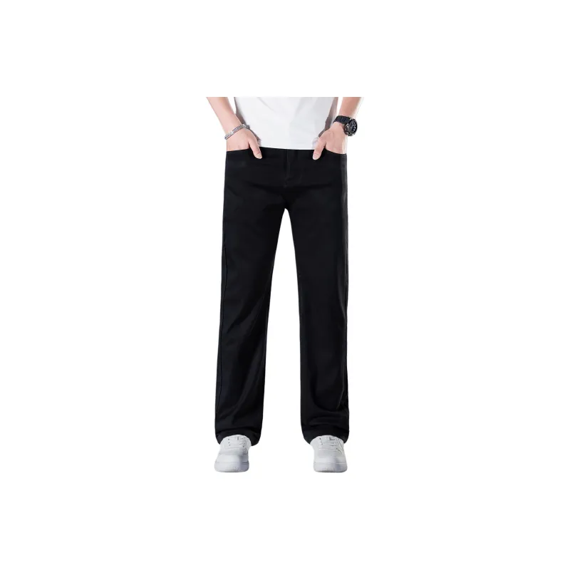 Jeep Outdoor Commute Summer Jeans Men's Black-0