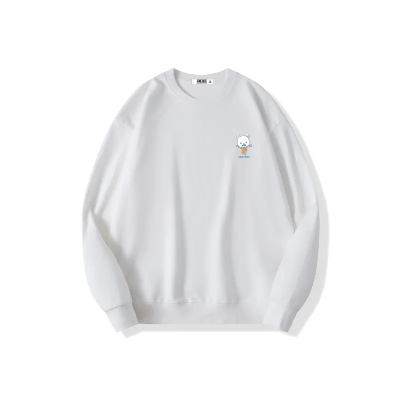 ONE PIECE Drop Shoulder Long Sleeved Sweatshirt Unisex-0