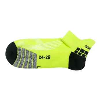 QIAODAN Running Socks Men's 1 Pack Neon Yellow