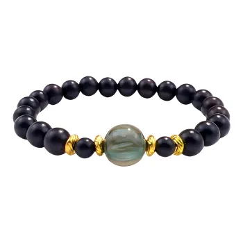 JUANLAN Ebony Wooden Bracelets Unisex