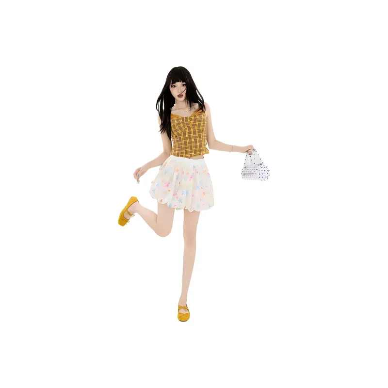 Shuhao Bai Casual Short Skirts Women's-1