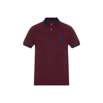 Polo Ralph Lauren SS24 Polo Shirt Men's Burgundy