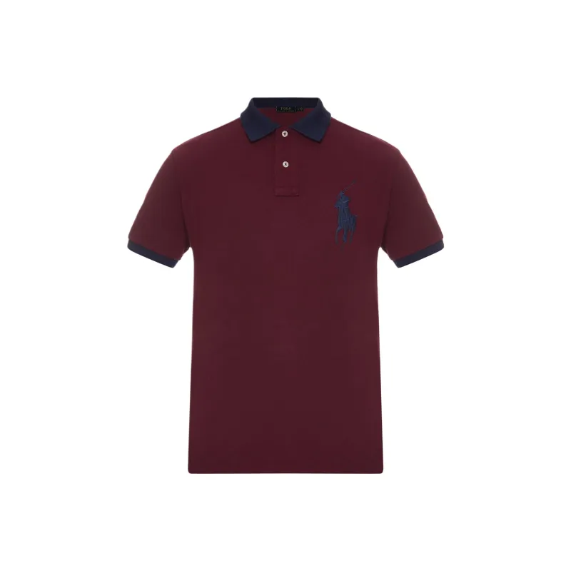 Polo Ralph Lauren SS24 Polo Shirt Men's Burgundy-0