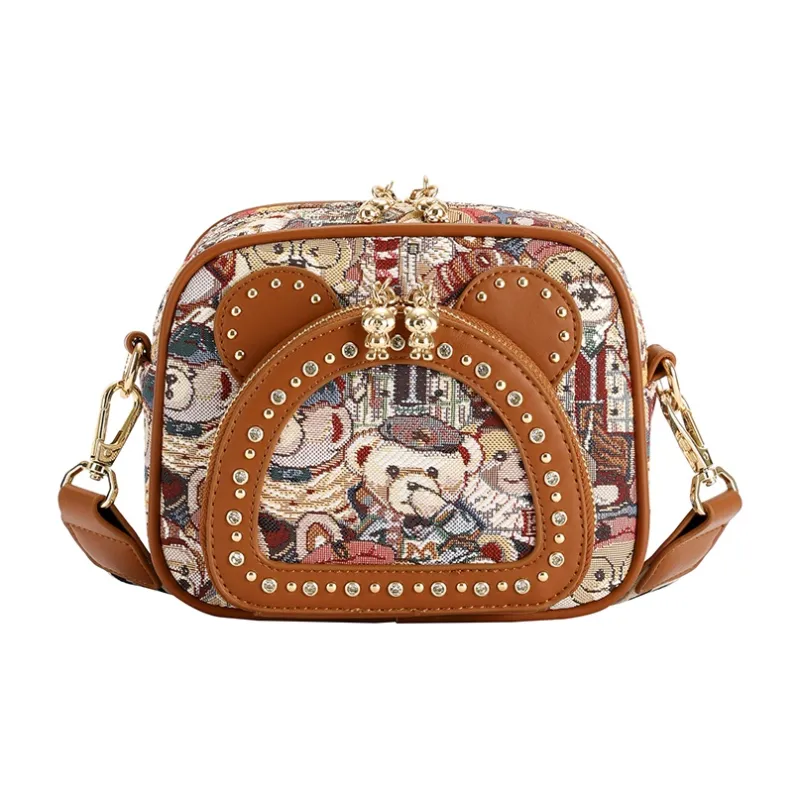 North Pack Fabric Camera Bag, Shoulder Bag, Crossbody Bag Women's Multicolor-10