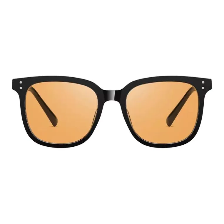 CAPONI TR90 Square Sunglasses Unisex Black-1