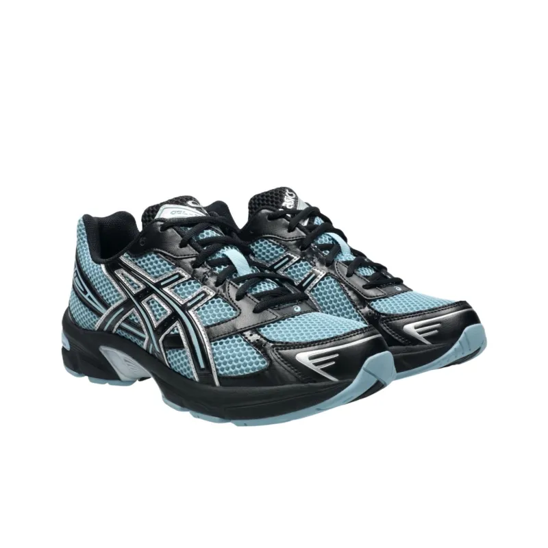 Asics Gel 1130 Anti Slip Wear Resistant Low Top Running Shoes Unisex Black Blue-2