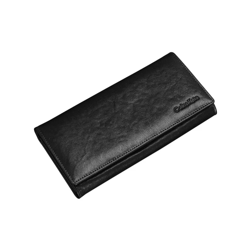 COLINS KEIRS Top Grain Cow Leather Wallet Regular Men's Black-2