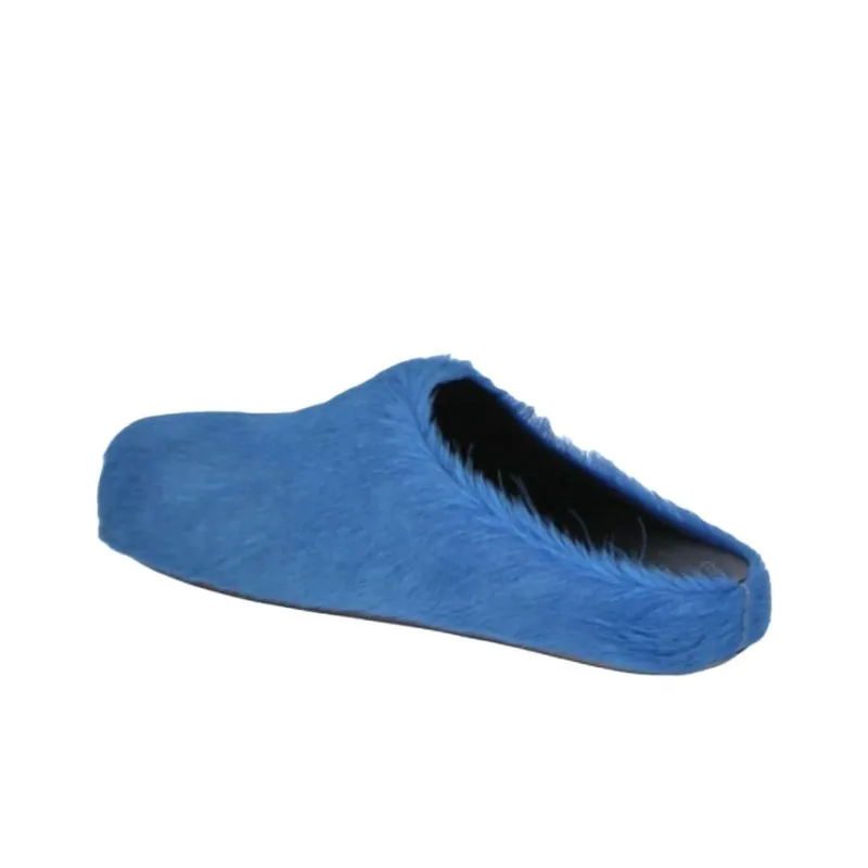 MARNI Slip Resistant Closed Toe Slippers Women's Blue-3