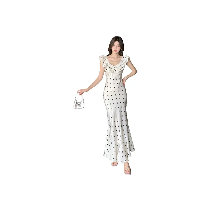 GUOZHEN Short Sleeved Dress Women's-0