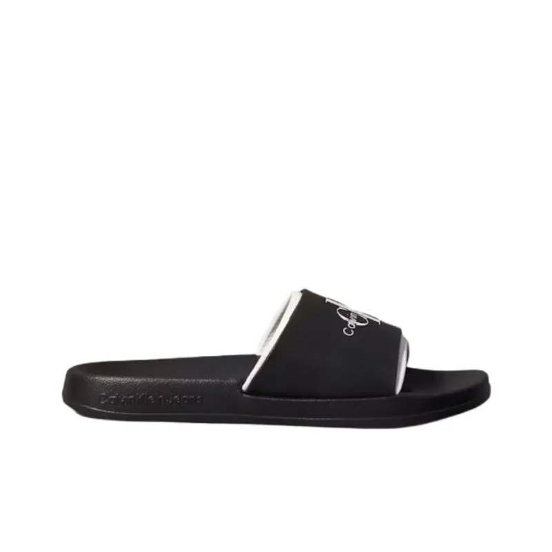 CKJ CALVIN KLEIN JEANS Slide Slippers Men's Black-1