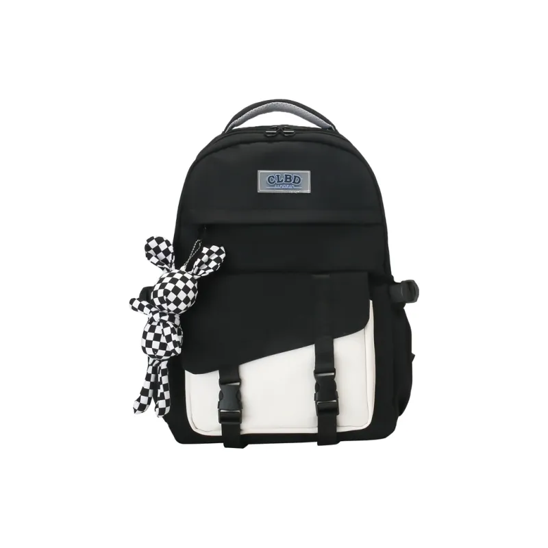 Wolfhorse Nylon Backpack Regular Unisex Pink/Black/Purple/Blue-7