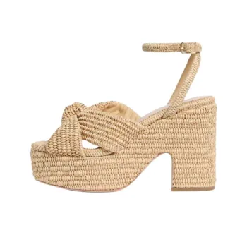 Loeffler Randall Liza One Strap Sandals 10cm Women's Beige