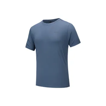 Anta Running Collection T Shirt Men's Indigo Mountain Blue