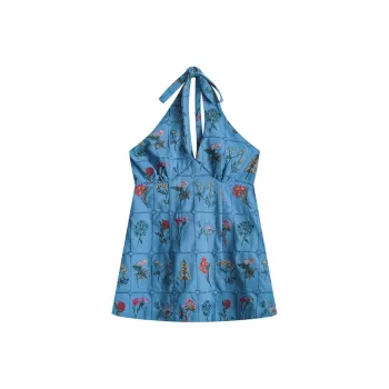 Grace Tank Tops Women's Blue
