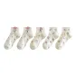 Print Polka Dot *2+Print Bowknot+All over Small Flower+All over Butterfly Bowknot Flower