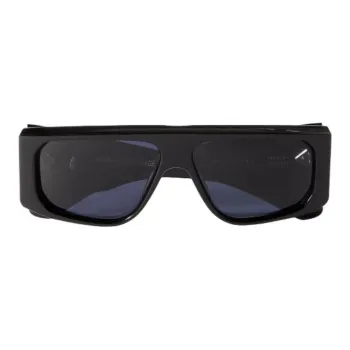 JACQUES MARIE MAGE Acetate Metal Square Sunglasses Unisex Black
