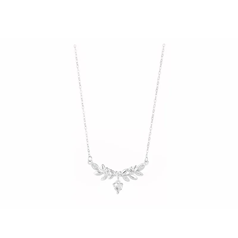 CHINA GOLD S999 Fine Silver Necklaces Women's-0