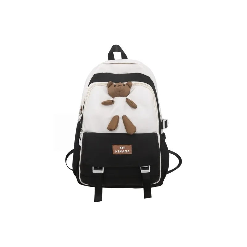 Vack Nylon Backpack Unisex Multicolor-6