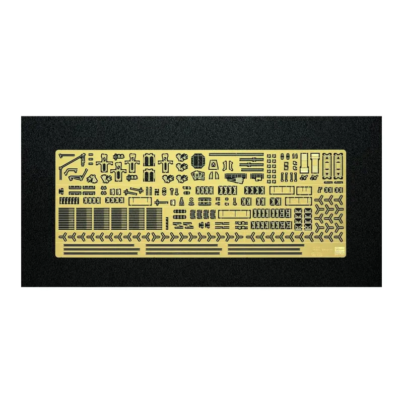Hasegawa 1/350 Japan Marine Akagi Detail Etched Kit, Basic C Model Accessories-1