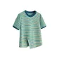Coffee Green Stripes