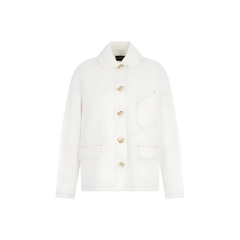 EMPORIO ARMANI Cotton Drill Blouson-0