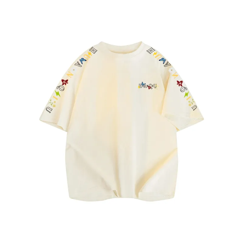 HUANQIU Short Sleeved T Shirts Unisex-14