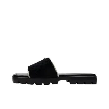 COACH Slip Resistant Slide Slippers Women's Black
