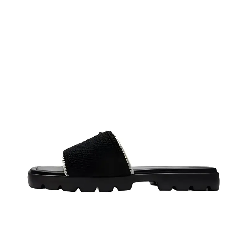 COACH Slip Resistant Slide Slippers Women's Black-0