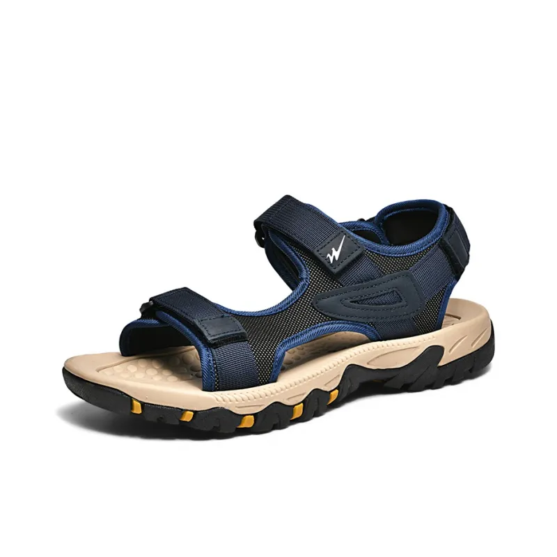 Binary Beach Sandals Men's Navy Blue-2