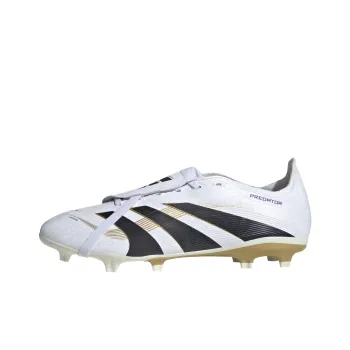 Adidas PREDATOR LEAGUE Anti Slip Wear Resistant Soccer Shoes Unisex White Gold