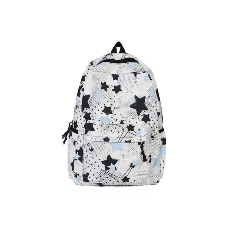 AIBAG Nylon Backpack Unisex Black/Pink/Yellow/Green/Blue-25