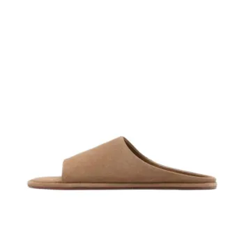 MANGO Abrasion Resistant Slide Slippers Women's Brown